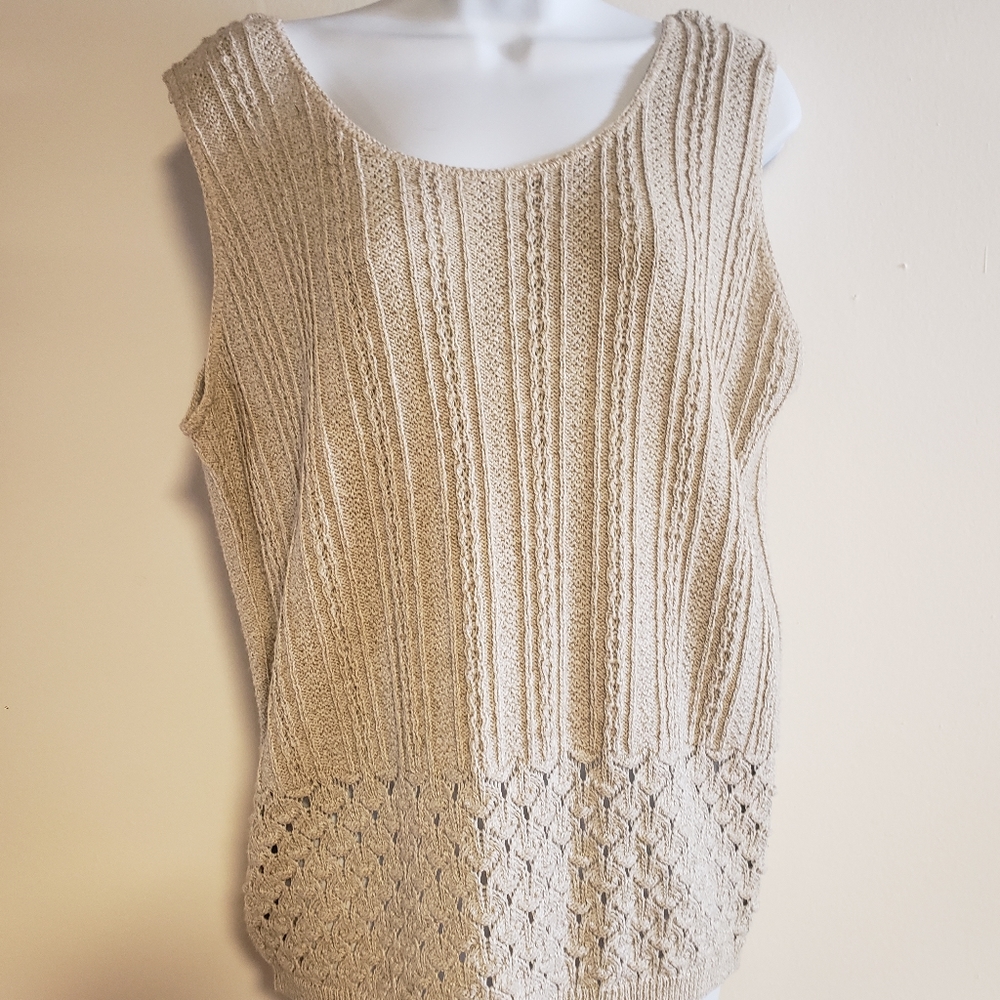 Penmans Beige Knit Tank top